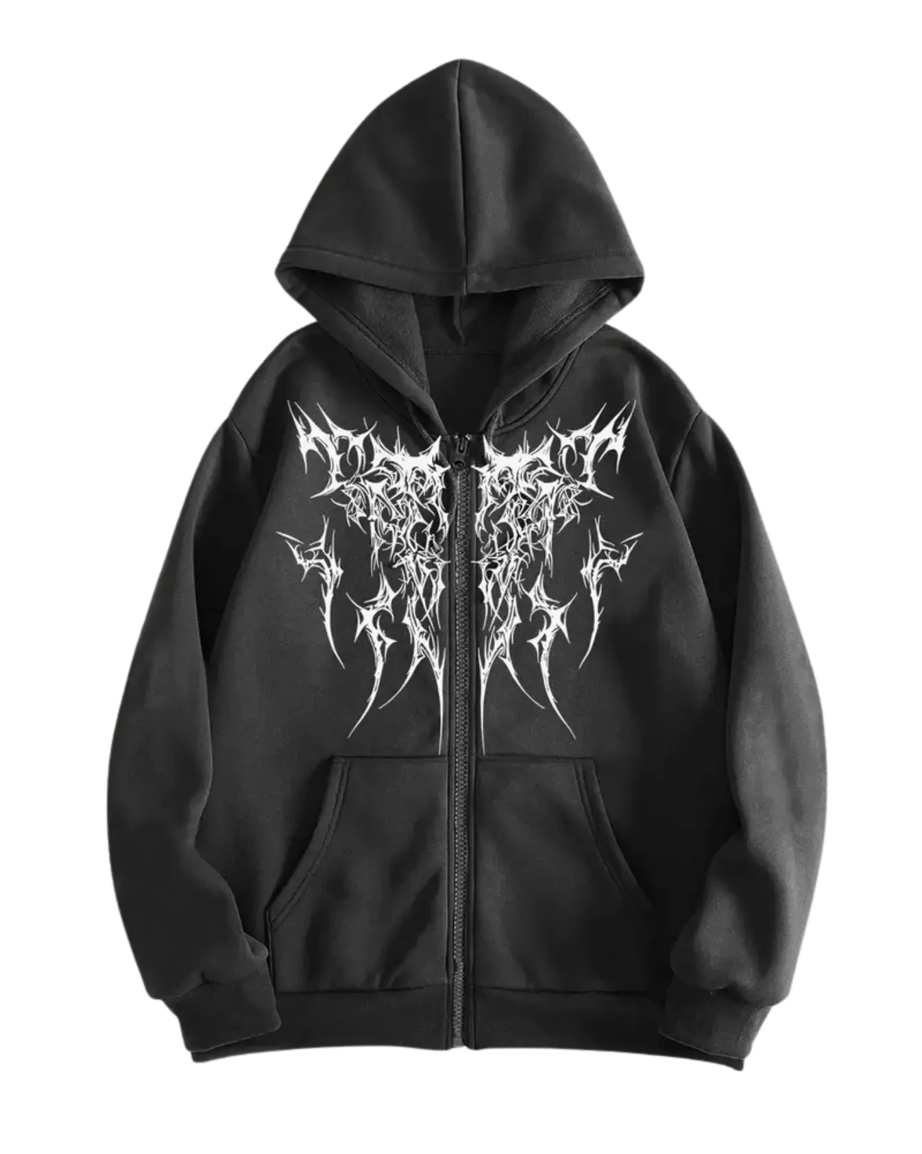 Dark Tribal Zip Hoodie