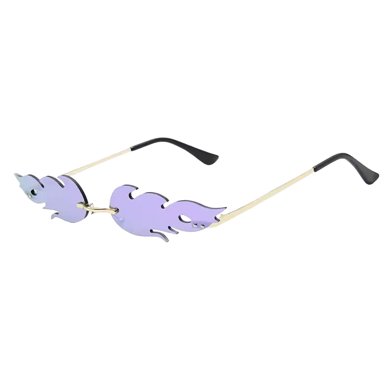 Techno-Rave Feuerflammen-Sonnenbrille