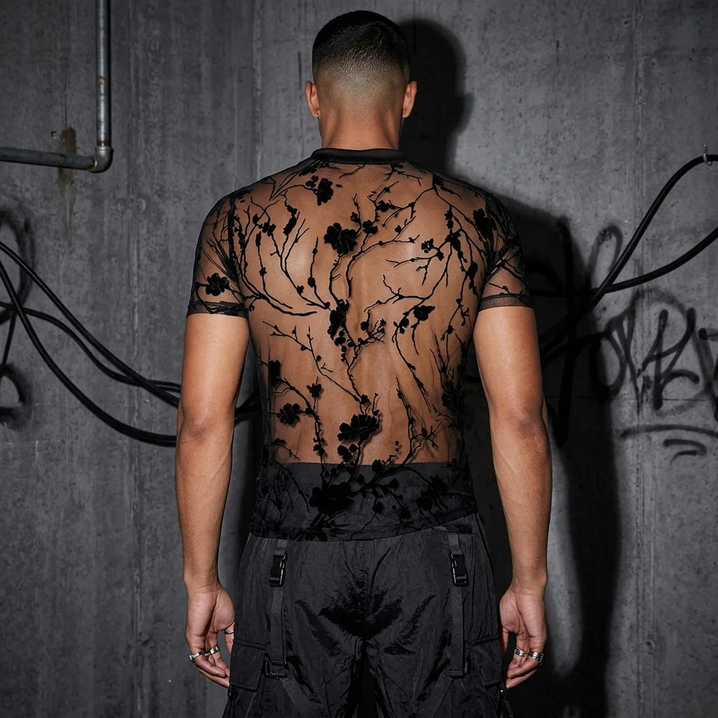 Shadow Bloom Meshshirt