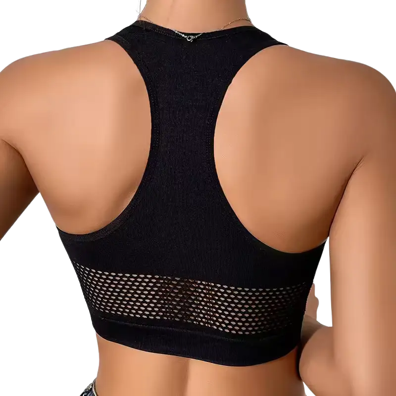 Black Mesh Vibes Top