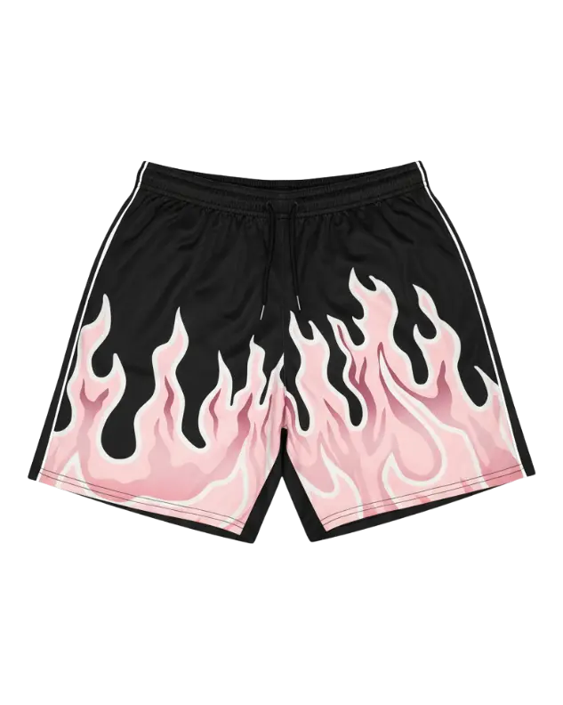 Flame Vibe Rave Shorts