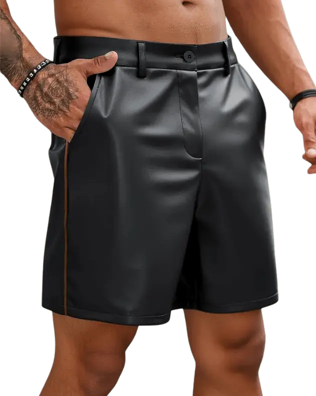 Nightshift Leather Shorts