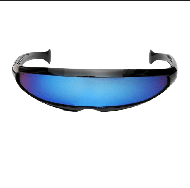 Neon Cyclone Techno Brille