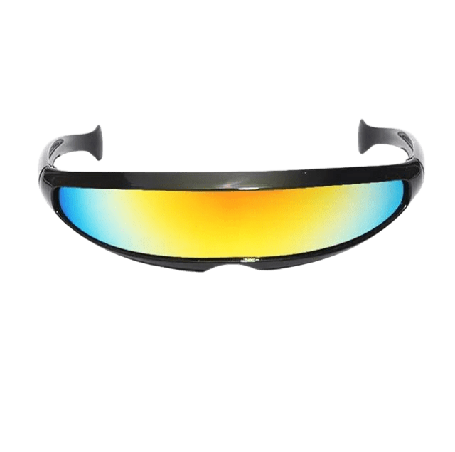 Neon Cyclone Techno Brille