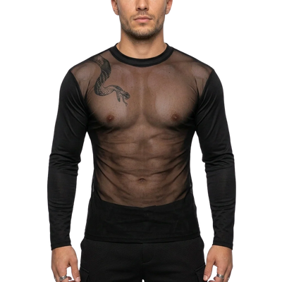 Sheer Vibe Langarmshirt für Raves