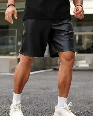 Nightshift Leather Shorts