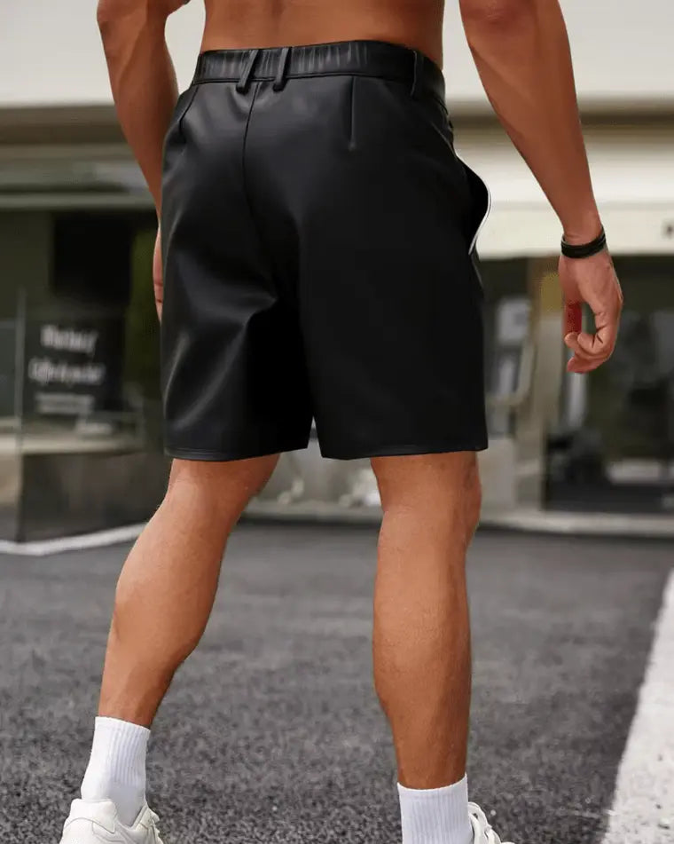 Nightshift Leather Shorts