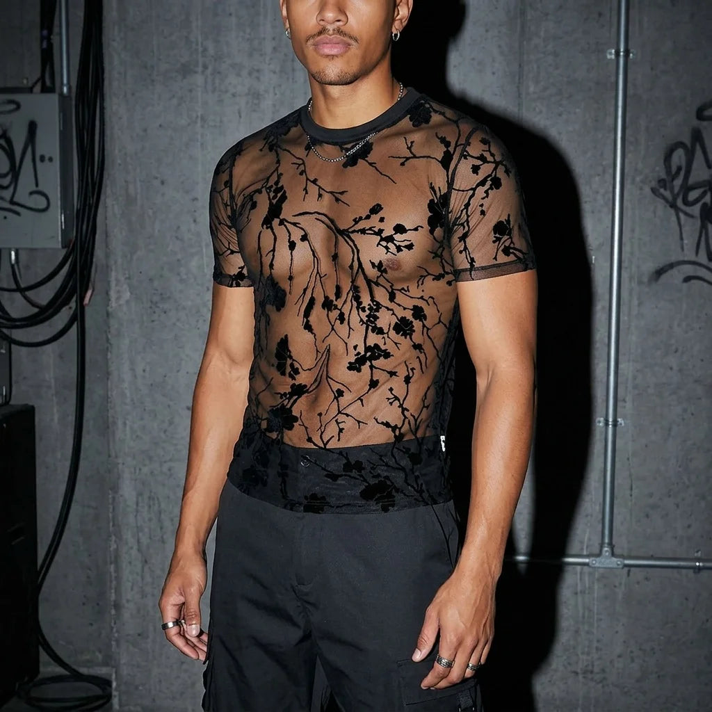 Shadow Bloom Meshshirt