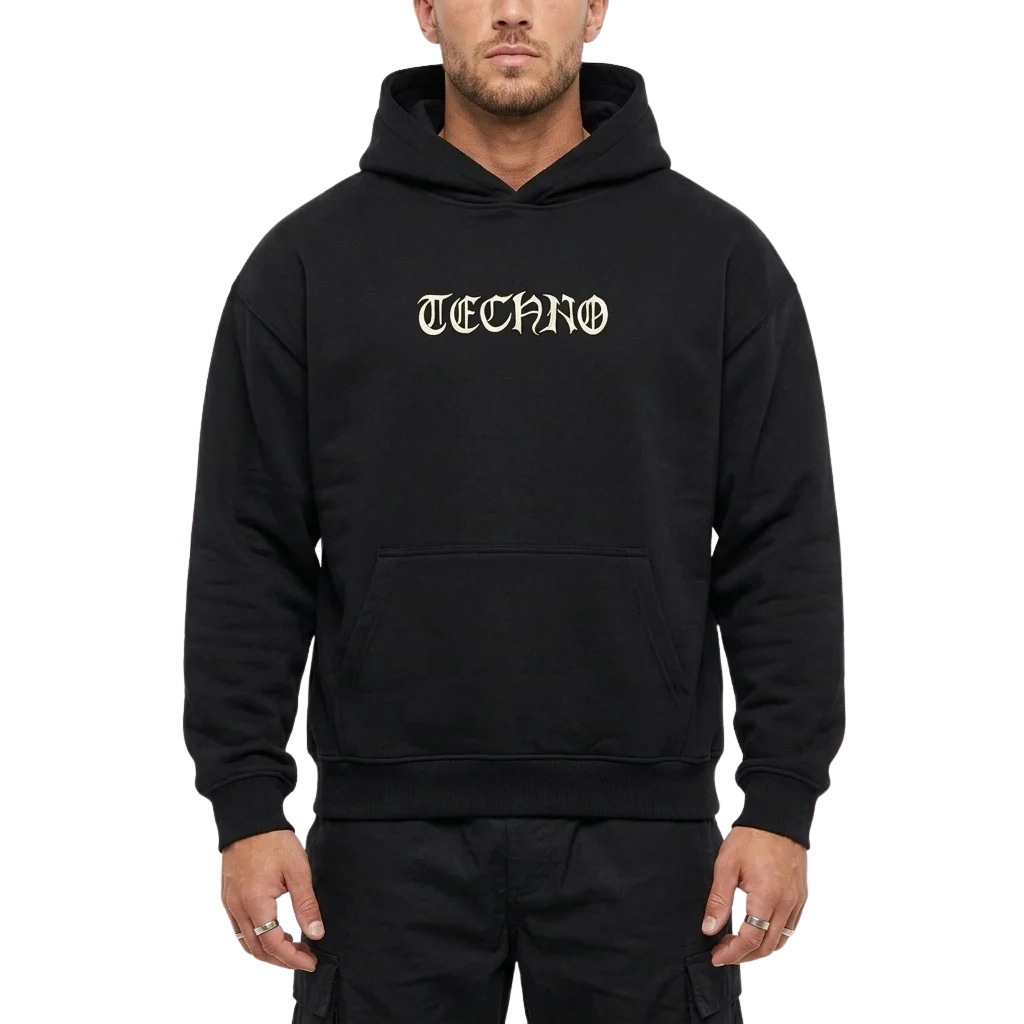 Techno Vibe Oversize Hoodie