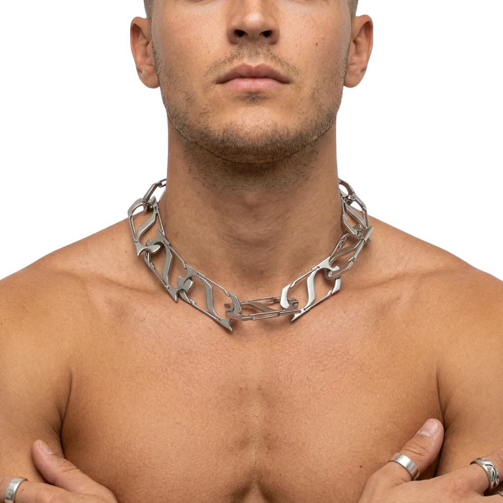 Chain Reaction Halskette für Raves