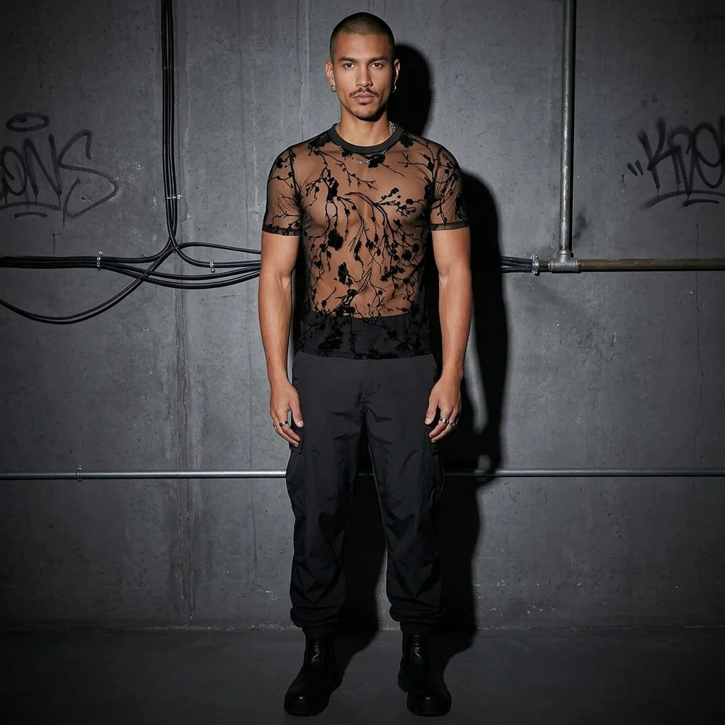 Shadow Bloom Meshshirt