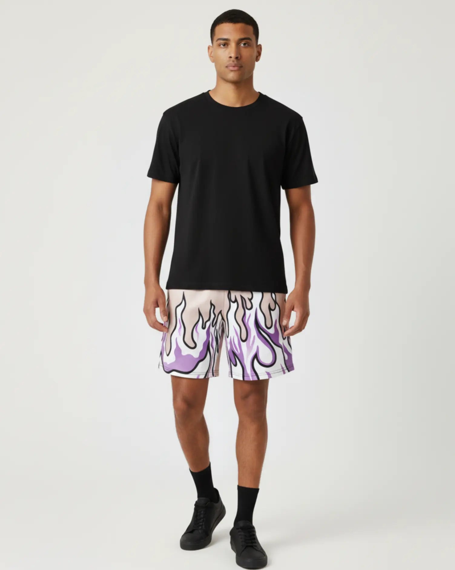 Flame Vibe Rave Shorts