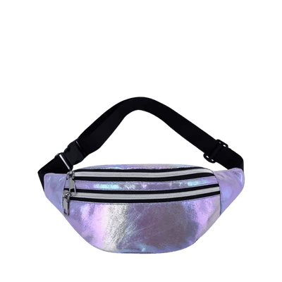 Holografische Bauchtasche Cyber Holo, Vorderansicht