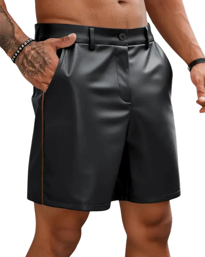 Nightshift Leather Shorts