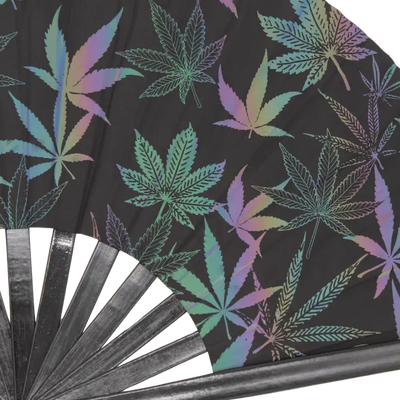 Reflektierende Blätter des Mary Jane Fächers, Detailansicht