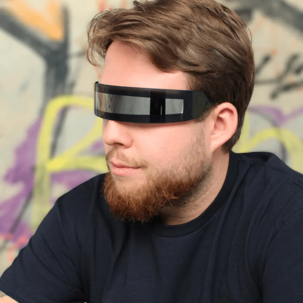 MatrixView Futuristische Techno Brille
