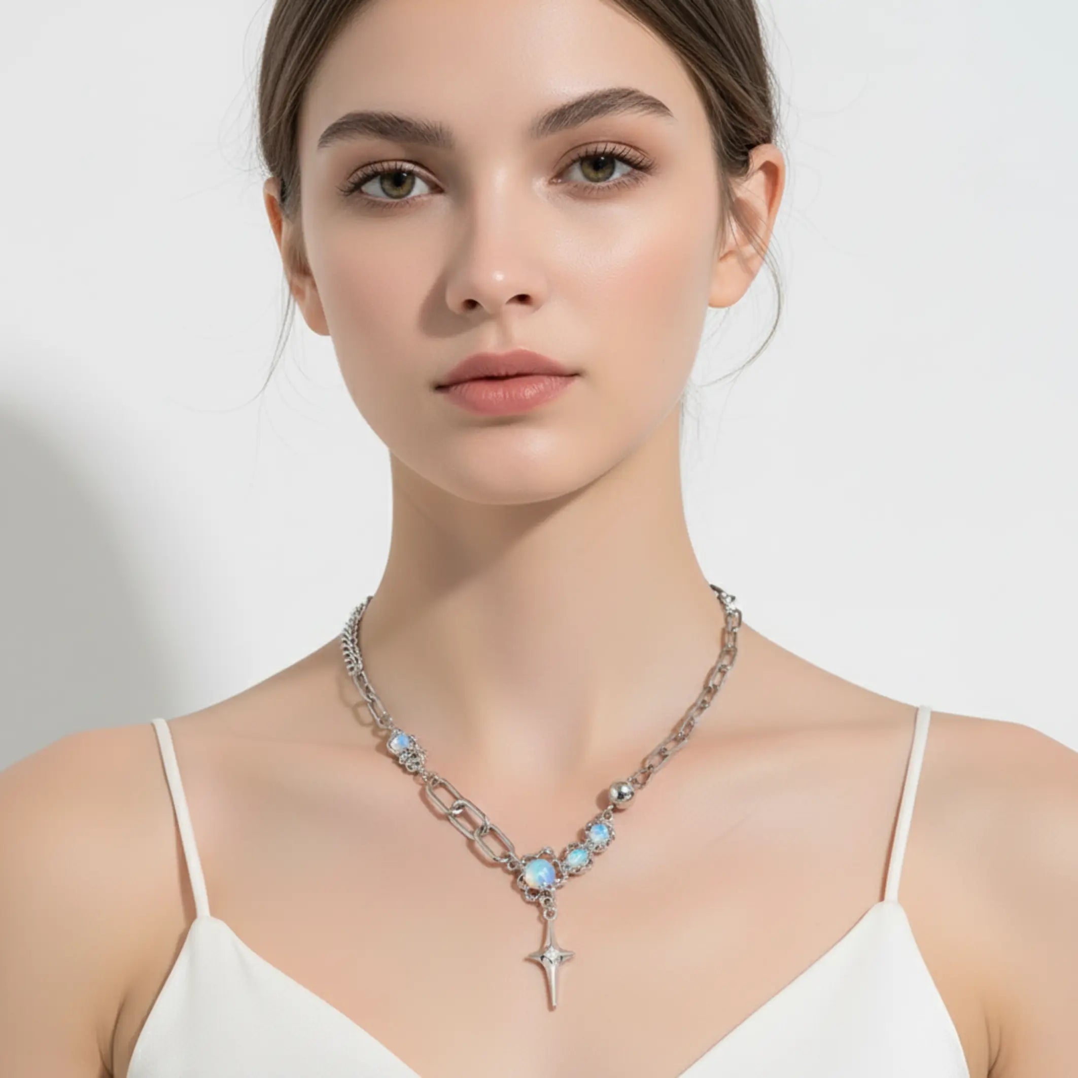 Moonlight Opal-Optik Kette