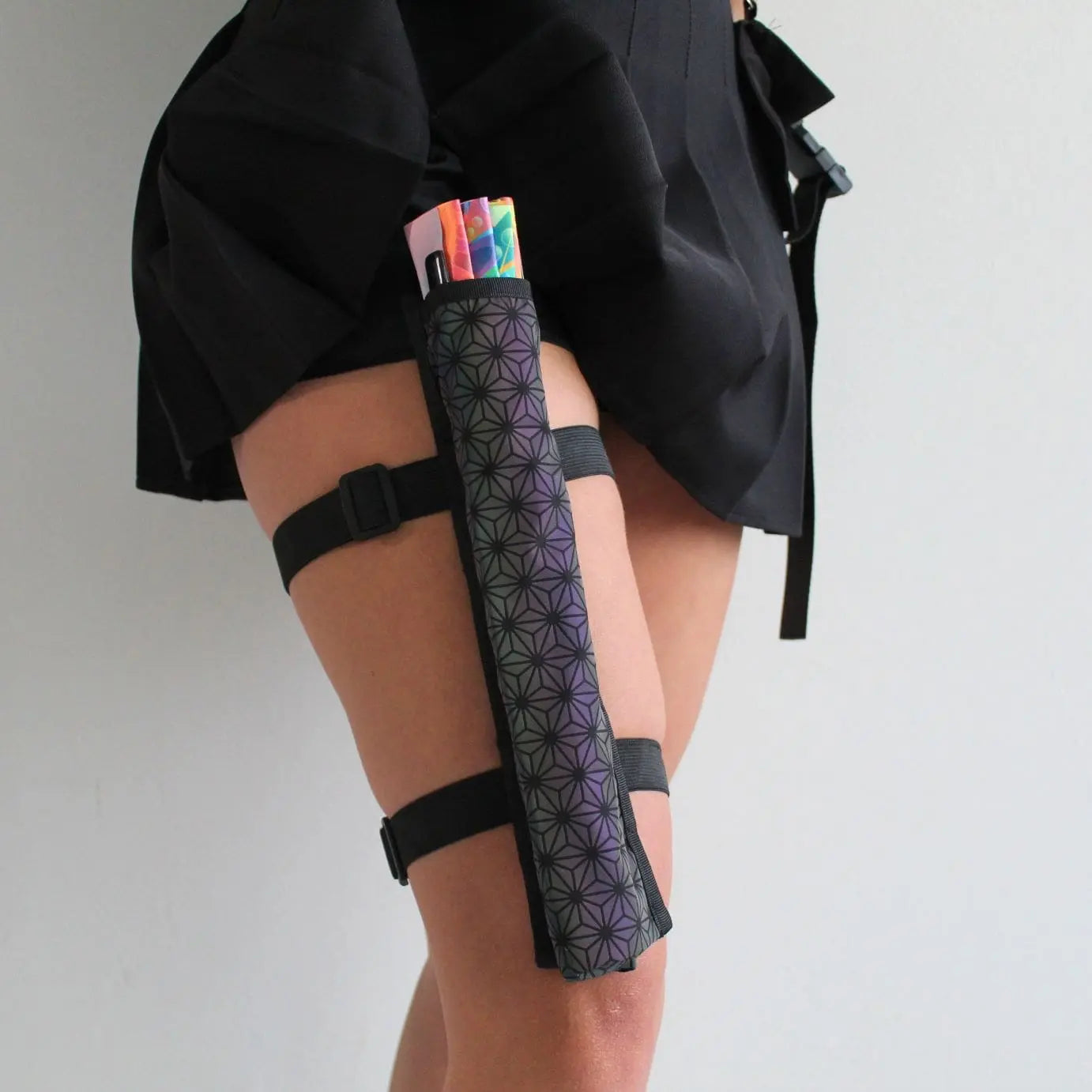 Rave Glow Reflektive Fächerhalterung