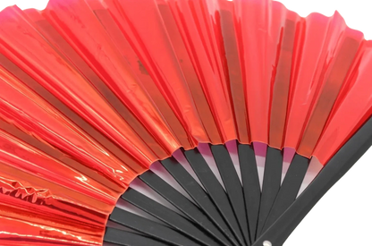 Red Vortex – PVC XXL Rave Fächer