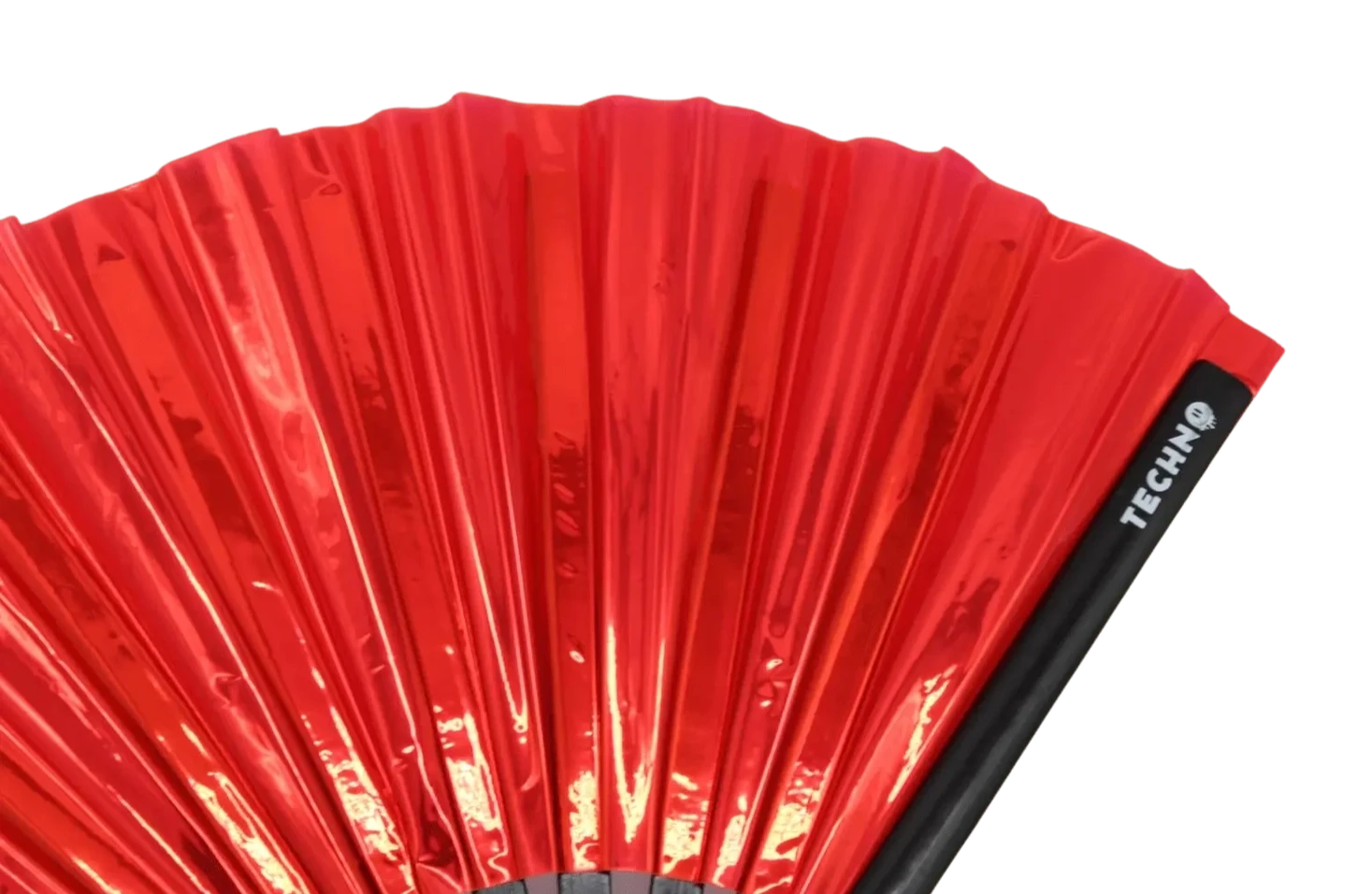 Red Vortex – PVC XXL Rave Fächer