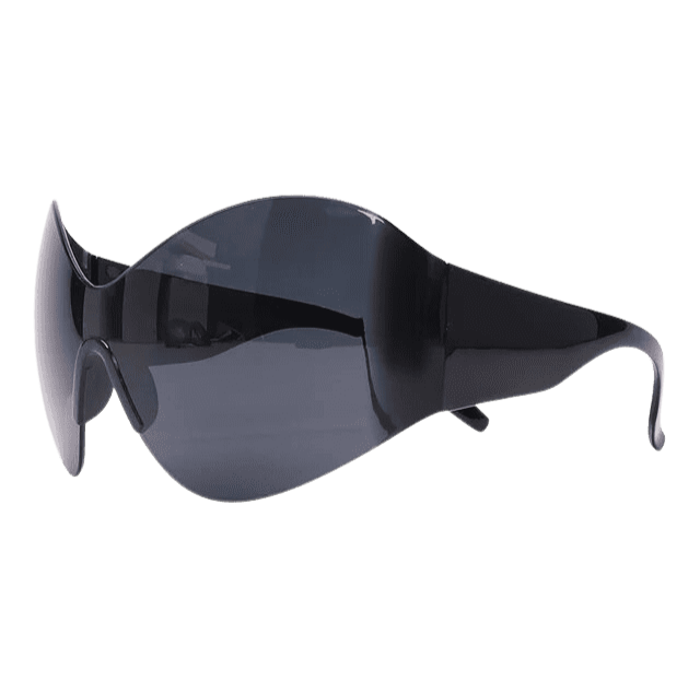 Runde Eleganz Techno & Rave Brille - Für unvergessliche Nächte!