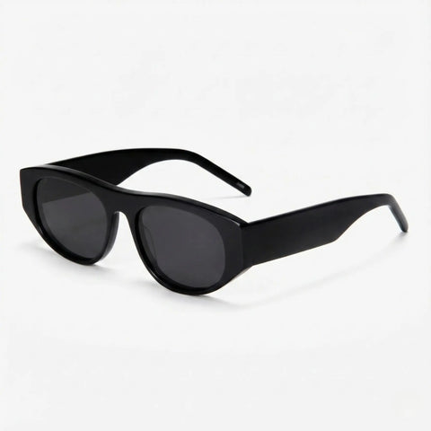 Shadow Curve Shades – Schwarze Sleek Techno Brille