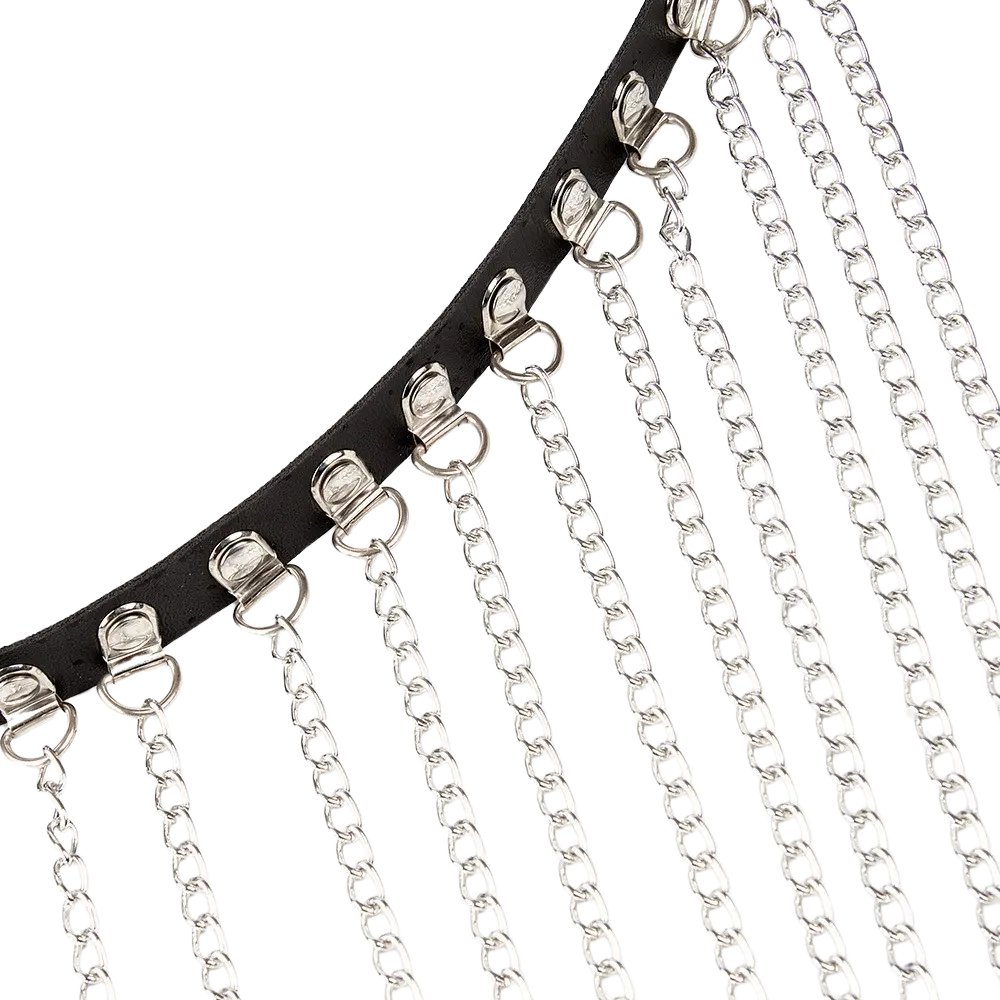 Techno Fringe Belt – Ketten-Hüftgürtel für Festival-Style