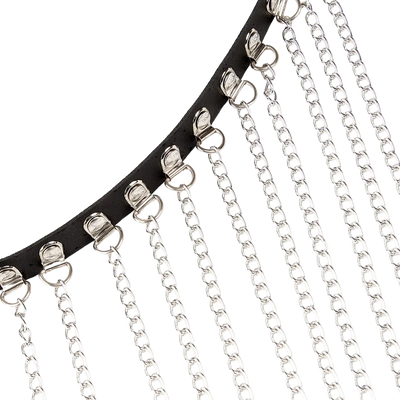 Gürtelband mit Ringen und Kettenaufhängung, Detail