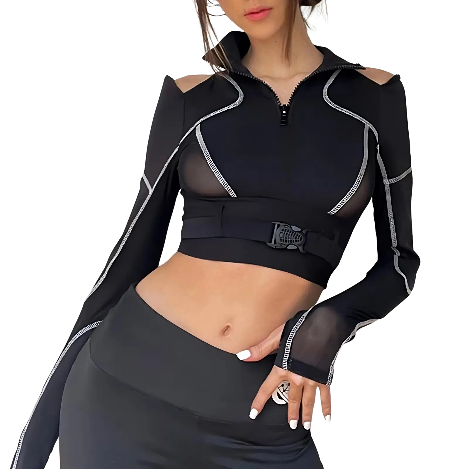 Cyberline Cutout Top