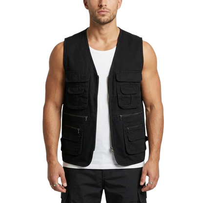 Utility Vibe Weste Schwarz
