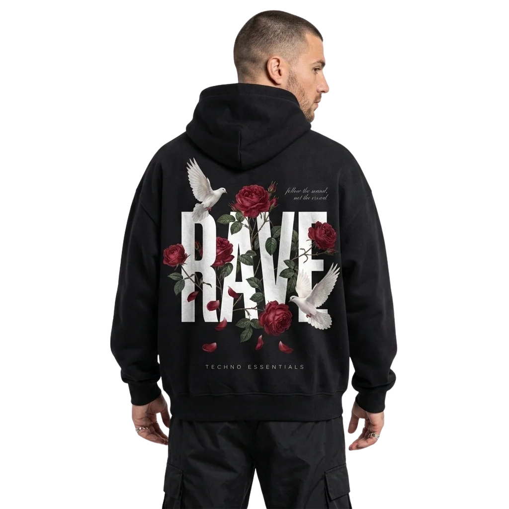 Rave Garden Oversize Hoodie