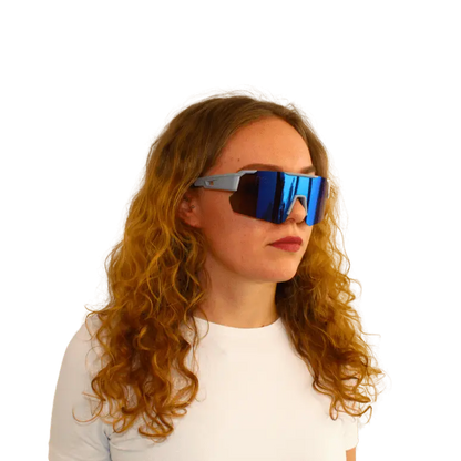 Grey Horizon Brille mit blauen Gläsern & UV-Schutz