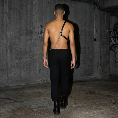 Chain Warrior Harness, Rückansicht am Model