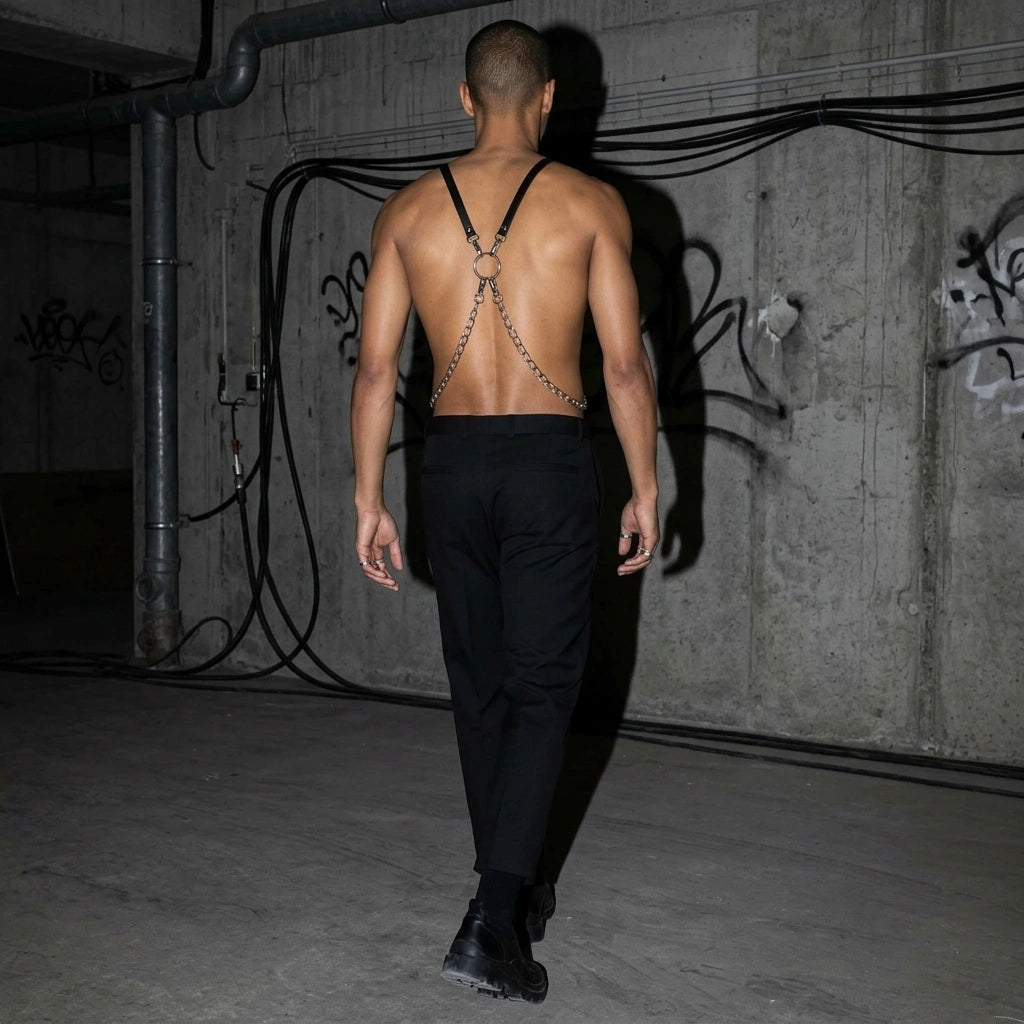 RaveMaster Harness, Rückansicht am Model