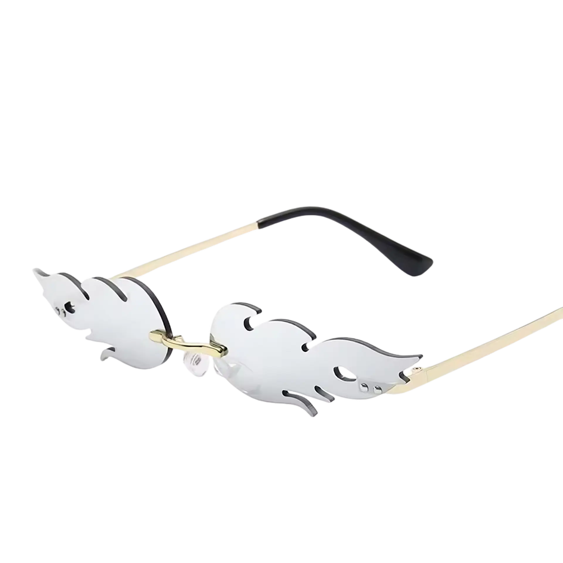 Techno-Rave Feuerflammen-Sonnenbrille