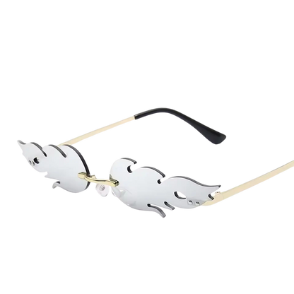 Techno-Rave Feuerflammen-Sonnenbrille