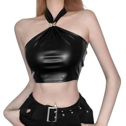 Vinyl Chic Haltertop