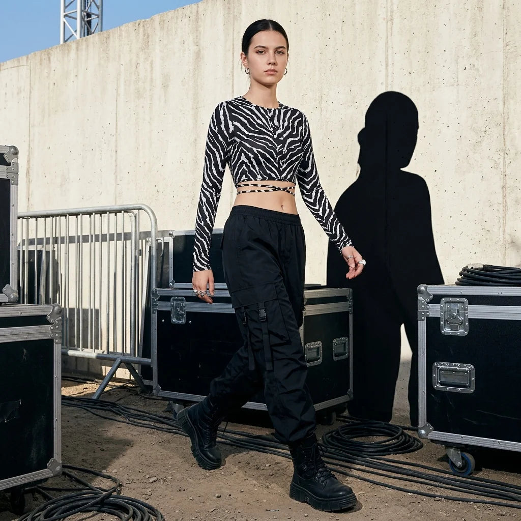 Zebra Rhythm Longsleeve