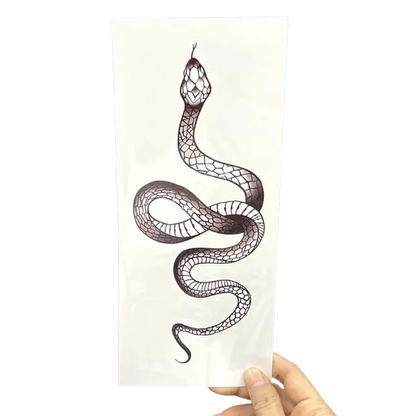 Temporäres Tattoo - Schlange