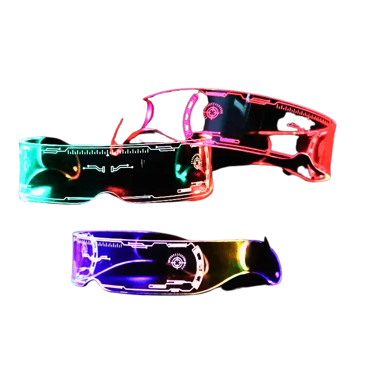 LED Brille für Techno Partys & Raves